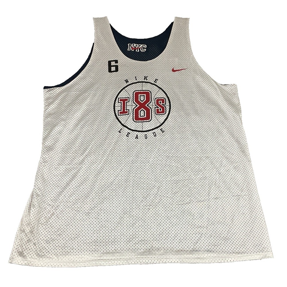 Vintage‎ Nike Reversible IS8 Tip-Off Classic Basketball Jersey #6 U.S.A.